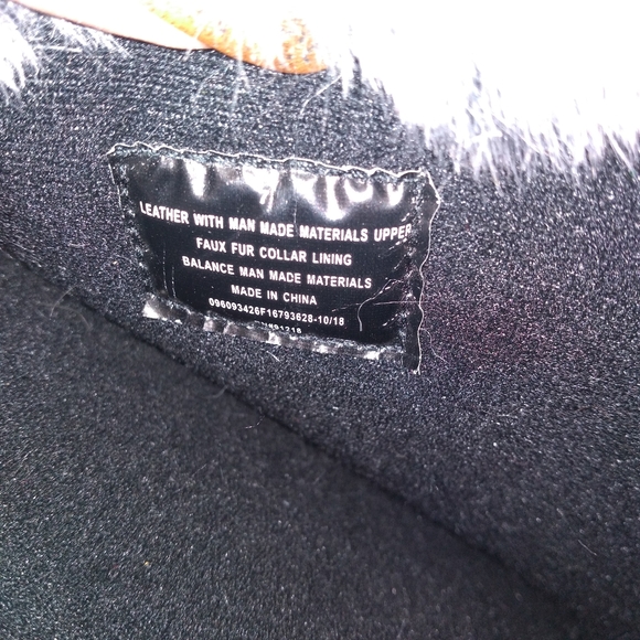 C9 by Champion Black Leather & Suede Faux Fur Trimmed Snow Boots- Size 7 NWOT - Picture 12 of 12